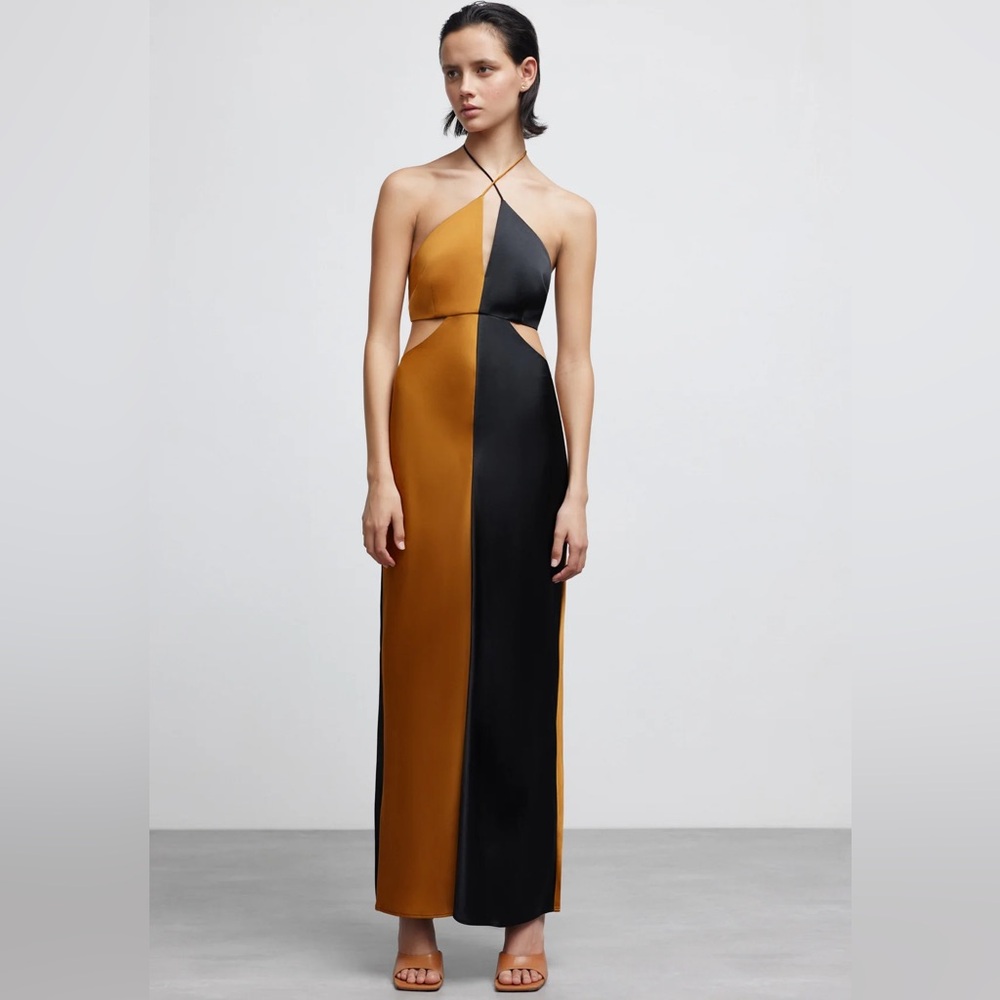 Significant Other Alice Dress Black/Brown US 4